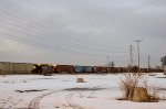 NS GP38-2 Locomotive making moves in the yard